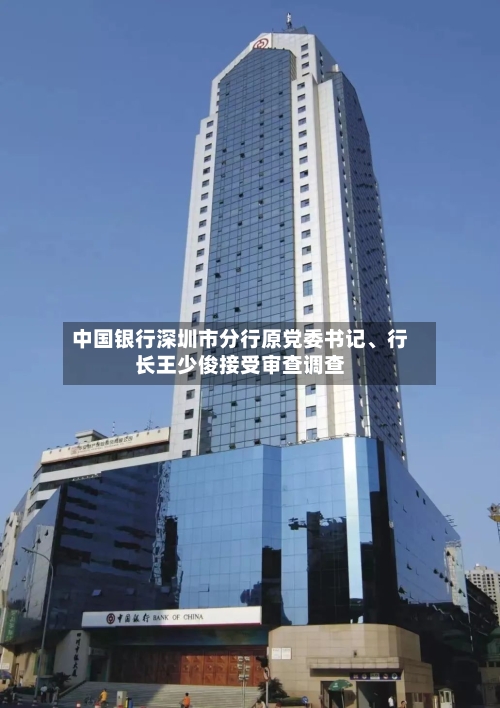 中国银行深圳市分行原党委书记、行长王少俊接受审查调查-第2张图片