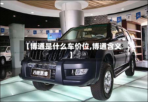 【博通是什么车价位,博通含义】